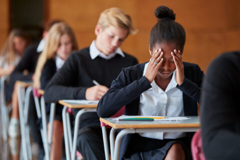 Does academic pressure harm young people's mental health?