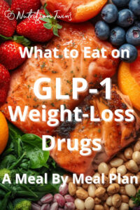 GLP-1 weight loss meal plan showing balanced meals designed to support metabolism with protein, fiber, and nutrient-dense foods while promoting healthy weight loss.